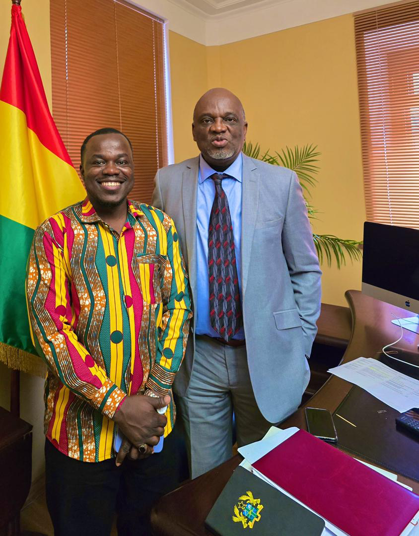 The CEO of Andybed Ghana Limited, together with his NUGS-Russia Executives Pay Courtesy Visit to Ghana’s New Ambassador to Russia